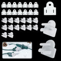14 Sets Plug Protectors Covers and Weatherproof Gaskets, Outdoor Waterproof Outlet Plug Covers for Christmas Lights, Extension Cords, GFCI Tripping Prevention, Fit 2 or 3 Pronged Plugs - style: 14 Sets White Weatherproof Plug Covers