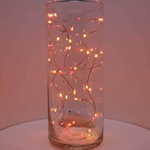 QBIS Battery Powered Fairy Lights for Bedroom, 40 LED Lights, Battery Operated String Lights for Christmas, Halloween Decorations, 6hr Timer Mode, Red, Orange, Yellow Fairy Lights - size: 1PK-40 Red,Orange,Yellow