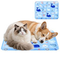 Pet Cooling Mat - 30x40cm, Summer Soft Ice Gel Pad, Pressure-Activated Cold Crate Kennel Bed, Waterproof PVC Comfortable Mat | Heat Relief Cushion for Cats and Dogs, Couch, Sofa, Floor, Cage, Home - size: 40x50cm