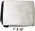 SUN GUARD 7' x 10' White Sunshade Net | UV-Stabilized, Breeze-Permeable, 70-75% Sunlight Cut | 7 ft x 10 ft (2.1 m x 3 m) | Reliable Outdoor Shade - color: White, size: 7' x 10'