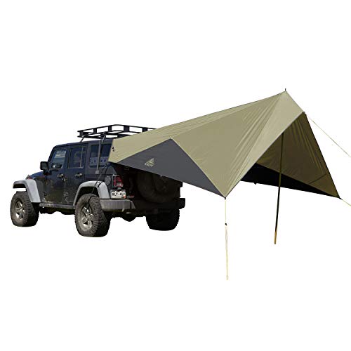 Kelty Waypoint Tarp, Car Camping and Tailgating Shelter, Universal Vehicle Mount - color: Elm/Dark Shadow
