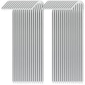 9 Inch Tent Stake Yard Inflatable Stakes Metal Tent Pegs Heavy Duty Ground Stake Fence Hooks Camping Spikes for Canopies, Tarp and Outdoor Christmas Decorations (30)
