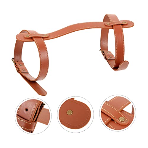 balacoo Blanket Strap for Camping Pu Carrying Strap for Picnic and Beach Mats Comfortable Handle Easy to Use and Practical Binding