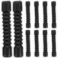 OUNONA Motorcycle Dust Covers 20 Pack 1.65 Inch Rubber Sleeves Cable Protector for Off-Road Brake and Throttle Cables Dirt Resistant Easy Installation