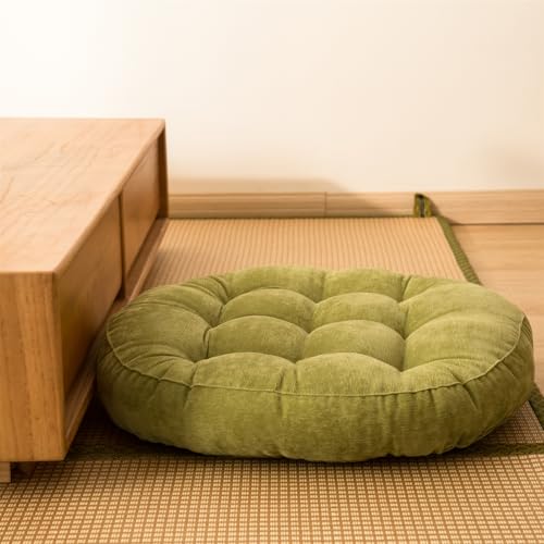 SK Studio Meditation Floor Pillow, Large Floor Cushions, Round Floor Cushion Seating for Adults Kids, Classroom Furniture Floor Pillow for Yoga Living Room, Grey, 22" W x 22" L (Pack of 1) - color: Grey, size: 22"W x 22"L (Pack of 1)