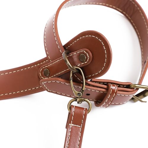 PU Leather Handle Picnic Blanket Carry Strap Adjustable Blanket Strap Motorcycle Tour Yoga Mat Luggage Belt (51CM)