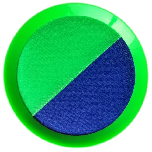 AppleRound Toss and Catch Velcro Ball Set (Hook and Loop), Kids Outdoor Games, Beach Toys, Backyard Sports, Paddle Ball Games (Pack of 2 Paddles and 2 Balls) - color: Blue Green Dual-color, size: 2 Paddles & 2 Balls
