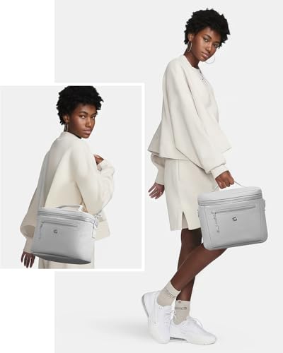 GLORIEROO Insulated Lunch Box Bag Women Girls - Waterproof Leakproof Lightweight Reusable Cooler for School Work Picnic - Back to School - color: Gray, size: Small 8L