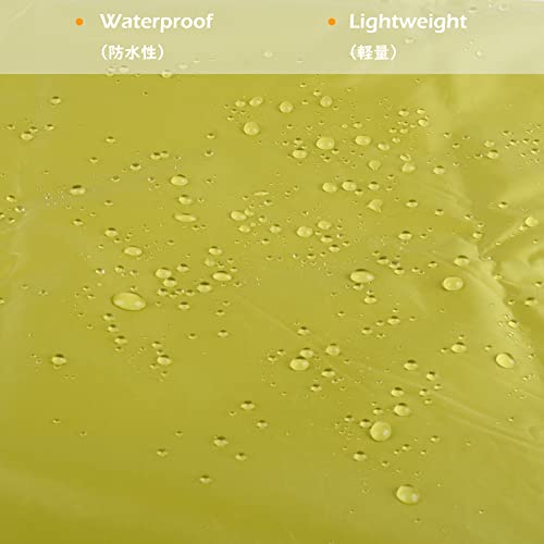 TRIWONDER Hammock Rain Fly Waterproof Tarp Camping Tent Footprint Ground Cloth Backpacking Tarp Camp Shelter Sunshade Mat for Outdoor Hiking Beach Picnic - color: 02 Green, size: 8.2 x 4.6 ft