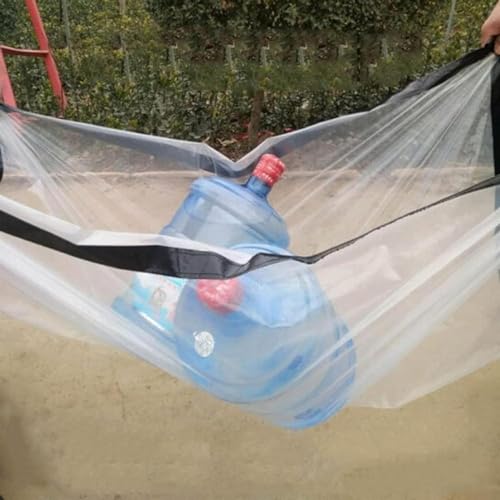 Waterproof Cover Clear Tarps 5x10 FT, Clear Tarp for Deck Porch Patio Canopy Outdoor Camping Ground Garden Furniture Cars Covers, PVC Heavy Duty Tarpaulin, with 10 Marbles Bundle and 1 Rolls Ropes - size: 5x10 FT