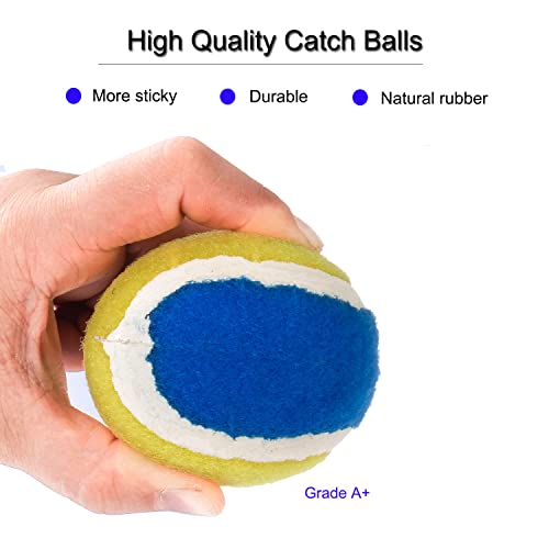 Catch Ball Game for Kids-Beach Toys Backyard Lawn Toss and Catch Games -Upgraded Version Throw Sticky Balls and Catch Game Toys for Kids Boys Girls Adults Family Outside Gifts - color: Bule