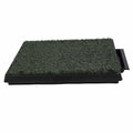 Zerodis Dog Grass Patch Potty, Artificial Reusable Washable Training Dog Grass Bathroom Turf with Pee Baffle and Tray for Small Medium Large Dogs (Small Size) - size: Small Size