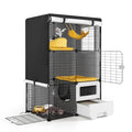 Catio Cover, 30" L x 20" W x 42" H Waterproof Cover for Outdoor Cat Enclosure, 420D Cat Cage Cover for Oneluck Cats Cages, Black (Catio Not Included) - size: 30.0"L x 20.0"W x 42.0"H