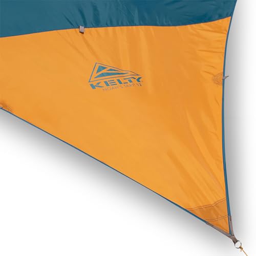 Kelty Noah’s Tarp Sun Shelter and Multi-Use Awning Rainfly, Portable Canopy UV Protection, Waterproof + Durable, 3 Sizes for Customized Pitch (9ft) - size: 9 Feet