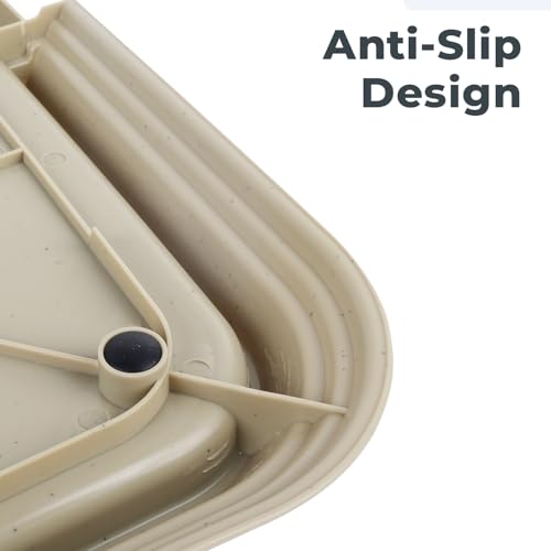 Pawise Dog Pee Pad Holder for Puppy, Puppy Pad Holder Tray, Pet Training Pee Pad, Indoor Potty Tray for Senior Dogs, Dog Toilet for Newborn Puppies, 23.5" x 23.5" - size: Small