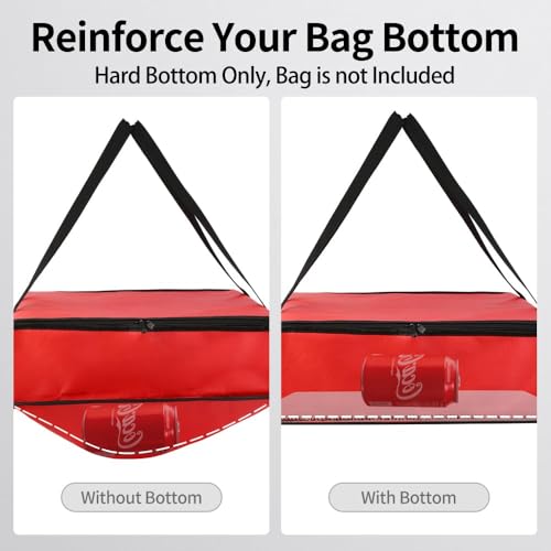 Bodaon 1PK Hard Bottom for 20"×20" Insulated Pizza Dlivery Bag, Rideshare Delivery Bag, Catering Picnic Styrofoam Cooler Warmer Food Bags Carrier Accessories, Pizza-delivery-bag Collapsible Board - color: Hard Bottom Only（Without Bag）, size: Fit 20" x 20"