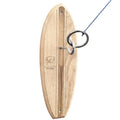 Hook and Ring Toss Game Swing Game DIY Kit -Stainless Steel Ring, Polyester Rope and Hardware - style: Surfboard L