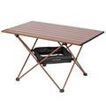 Alpcour Portable Camping Table – Lightweight, Compact Folding Side Table in a Bag with Aluminum Top & Heavy Duty Hinge for Easy Travel & Storage – Great for Outdoor BBQ, Backpacking, Tailgate & More - size: Large