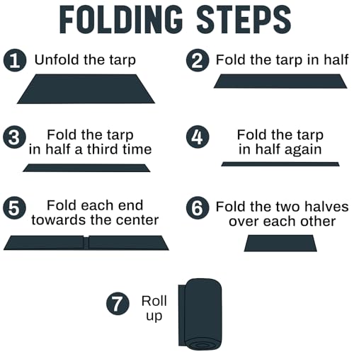 8 Pack 6 x 8 ft 5.5 Mil Large Tarps Heavy Duty Waterproof Tarp Multi Purpose Tent Cover for Home Boats Cars Camping Patio Furniture Roof Emergency Rain Protective Cover, Silver - color: Silver, size: 6 x 8 ft