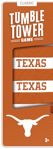 MasterPieces Tumble Tower - NCAA Texas Longhorns, Officially Licensed Wood Blocks - style: Texas Longhorns