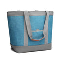Insulated Cooler Bag Reusable Grocery Tote Bags Transport Large Lunch Box for Women - color: Sky Blue