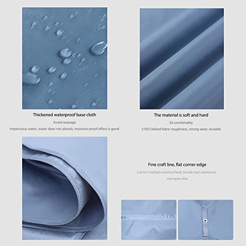 Tent Footprints Outdoor Camping Tent Floor Mat Moisture Proof Ground Sheet 210D Oxford Cloth Ultralight Waterproof Wear-Resistant Multi-Purpose Shading Trap with Tent Stakes - size: 300*300cm (9.84*9.84 FT)
