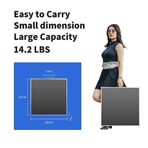 Moosinily Camping Table 6FT Folding Table Large 3 Adjustable Height Portable Picnic Table Camp Aluminum Outdoor Picnic BBQ Black - color: Black, size: 6ft
