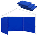 Canopy Sidewalls for 12x12 Pop Up Canopy 99% UV Protection, Waterproof, 3 Pcs Sidewalls Only,(Blue) - color: Blue, size: 12X12