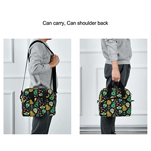 Cinco de Mayo Insulated Lunch Bag Reusable Lunch Tote Bag Cooler Bag for Women Men Adult Lunch Box with Adjustable Shoulder Strap Leakproof Lunch Bag for Work School Picnic Camping - color: Cinco de Mayo