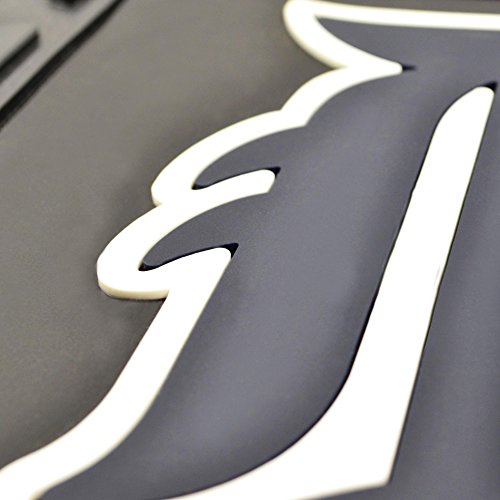 FANMATS 9994 Green Bay Packers Back Row Utility Car Mat - 1 Piece - 14in. x 17in., All Weather Protection, Universal Fit, Molded Team Logo
