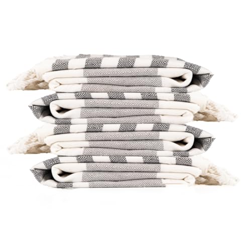 Cotton Turkish Beach Towel with Towels Oversized 36"x72" Pool Absorbent Extra Large Quick Dry Sand Travel Towel (Mélange Drift, 4 Pack) - color: Mélange Drift, size: 4 Pack