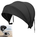 DaisyInner 1 Pcs Beach Chair Umbrella Canopy Extra Large Foldable Chair Sun Shade with Adjustable Clamp for Beach Camping Fishing Lounge Outdoor (Black) - color: Black