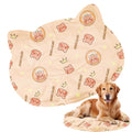 Cat Cooling Mat, Adorable Animal Patterns, 45x34x2cm, Cool Pet Pad, Self-Cooling Pressure Activated Mat, Adorable Heat Relief, for Living Room Bedroom Windowsill Road Trip Vacation - color: bear