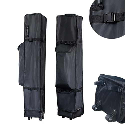 Canopy Portable Folding Bag for 10x10 Pop Up Canopy Tent, Heavy Duty Roller Bag Wheeled Bag, 10x10 FT - size: 10x15