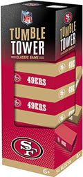 MasterPieces Game Day - NFL San Francisco 49ers - Officially Licensed Tumble Tower, Real Wood Blocks - style: San Francisco 49ers