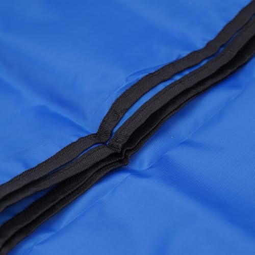 210T Polyester Camping Tarps, Waterproof Rain Fly Sun Shade Shelters With 6 Tie Points For Hiking Backpacking Beach Picnic(Blue 150x210CM) - color: Blue 150x210cm