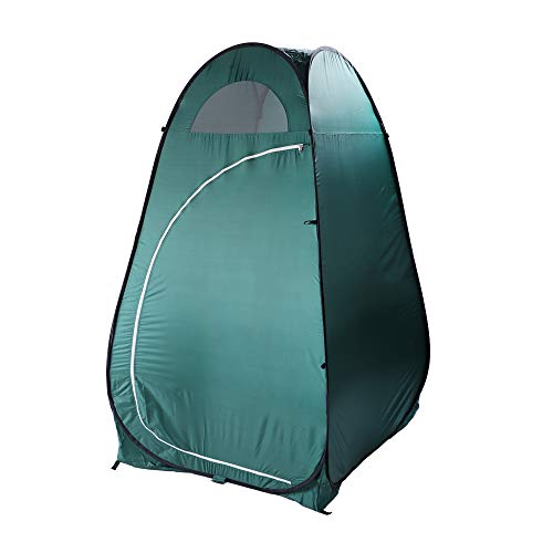 Pop Up Shower Changing Room Privacy Tent, Instant Portable Outdoor Shower Tent, Camp Toilet, Rain Shelter for Camping & Beach Lightweight & Sturdy, Easy Set Up, Foldable,with Carry Bag - style: Green