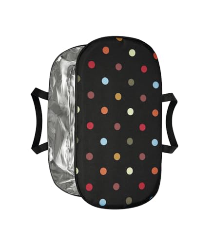 reisenthel coolerbag - Cooler Bag Made Polyester Fabric - Ideal for The Picnic, Shopping and on The Road - color: Dots