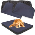 Dog Bed Covers Replacement Washable 100% Waterproof Dog Bed Sheets, Soft & Noiseless Pet Bed Cover, 2 Pack, 44" x 35" Blue - size: Blue-44 X35 Inch
