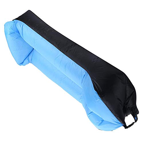 Keenso Air Bed, Oxford Cloth Camping Inflatable Sofa Outdoor Bag Ultralight Beach Camping Travel Sleeping Bag Air Bed Lounger Chair