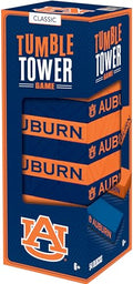 Baby Fanatic MasterPieces Game Day - NCAA Auburn Tigers - Officially Licensed Tumble Tower, Real Wood Blocks - style: Auburn Tigers