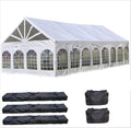 DELTA 40'x20' PE Marquee Party Tent, Tents for Parties, Large Wedding Tent, Carpas para Fiestas,Heavy Duty Canopy, Outdoor Event with Waterproof Top + 5 Storage Bags - style: 40'x20' PE Marquee Tent