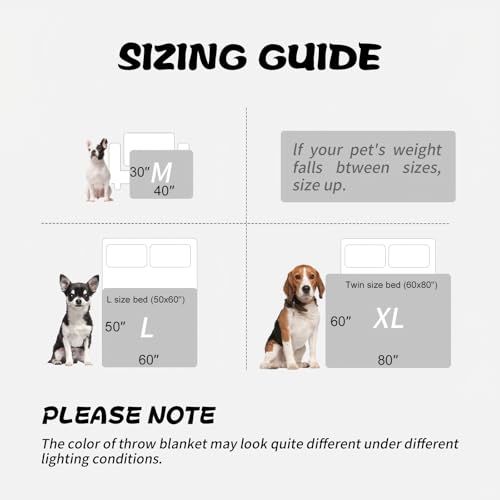 Dog Blanket Paw Bone Pattern 1 Pack 1 Super Soft Warm Flannel Sofa Cover Car Bed Protector, Urine Proof Washable Outdoor Pet Blanket for Puppy Large Dogs & Cats,80"*60" Beige - color: Beige|paw Bone, size: 80*60 inch (Pack of 1)