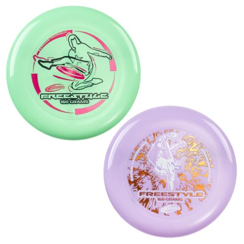 Frisbee Outdoor Flying Disc 160g, 10.5 Inch Sports Disc, Durable and Flexible, for Outdoor Beach Backyard Family Fun - color: Mint Green + Light Purple