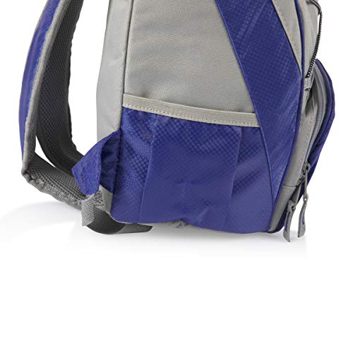 ONIVA - a Picnic Time brand PTX Backpack Cooler, Soft Cooler Backpack, Insulated Lunch Bag, (Navy Blue with Gray Accents) - color: Navy Blue with Gray Accents, style: PTX 1.0 Tarana Backpack Cooler
