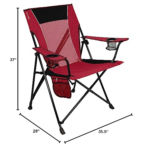 Kijaro Dual Lock Portable Camping Chairs - Versatile Folding Chair, Sports Chair, Outdoor Chair & Lawn Chair - Dual Lock Feature Red Rock Canyon - color: Red Rock Canyon
