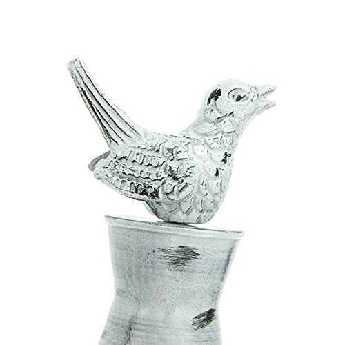 Clever Garden Heavy Duty Decorative Hose Guide - White Sparrow, 1 Pack