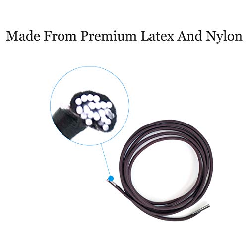 Replacement Cords for Zero Gravity Chair 4 Cords Patio Recliner Repair Laces for Lounge Chair Bungee Chair Antigravity Chair (Coffee) - color: Coffee