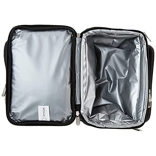 PICNIC TIME Star Wars Darth Vader Pranzo Insulated Lunch Box, Soft Sided Cooler Bag with Utensil Set, Dual Compartment Lunch Tote, (Black) - color: Star Wars Darth Vader - Black
