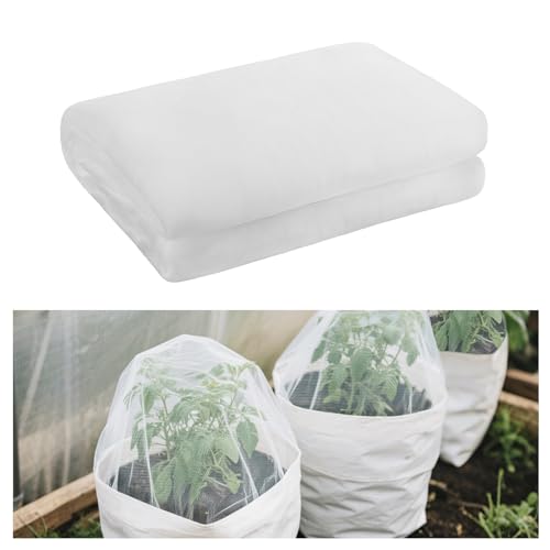 4x10ft Garden Netting - Ultra Fine Mesh Plant Covers to Keep Small Animals Pest Out, Bird Barrier for Protecting Vegetables Fruits Flowers Raised Beds (Without Support Pole) - size: 4 x 10 ft